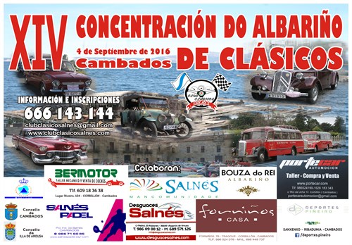 XIV CONCENTRACION ALBARÑO DE CLASICOS CARTEL 2016.jpg